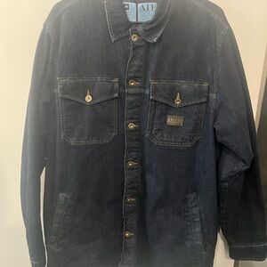 Analog Men's Dark Blue Denim Jacket